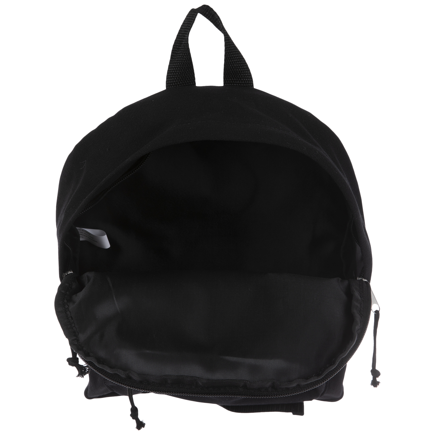 Mini black canvas backpack Clearance