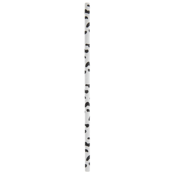 Black & White Cow Print Paper Straws Hobby Lobby 1080480