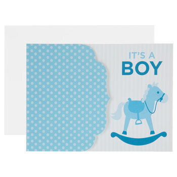 boy rocking horse