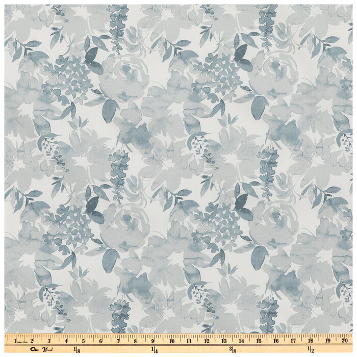 Zinnia Shy Blue Duck Cloth Fabric Hobby Lobby 2246700