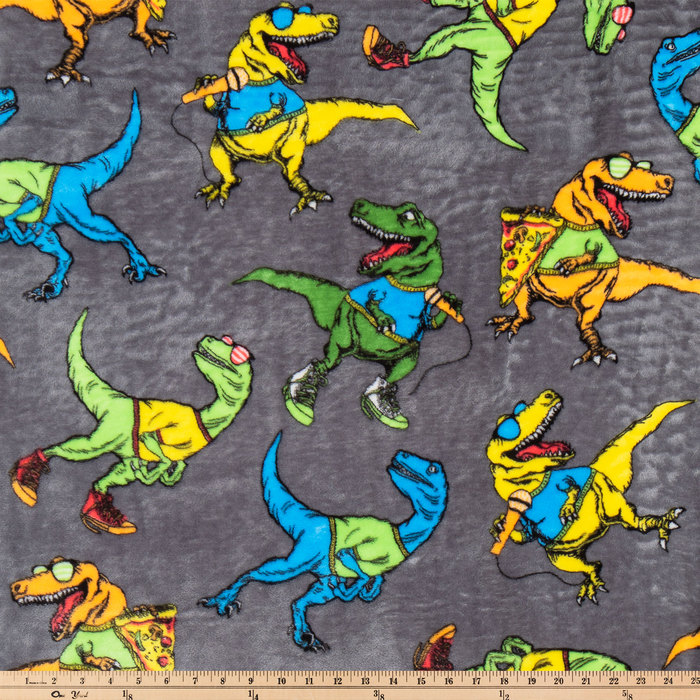 Cool TRex Velvet Fleece Fabric Hobby Lobby 1765692