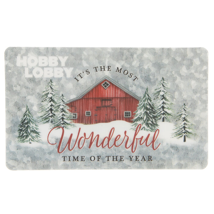 Barn Gift Card Hobby Lobby