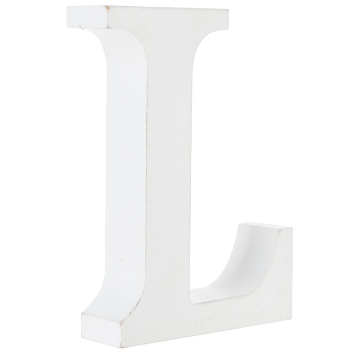 Whitewash Letter Wood Wall Decor L Hobby Lobby 1529445