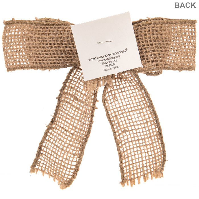 Burlap Bows Hobby Lobby 116343