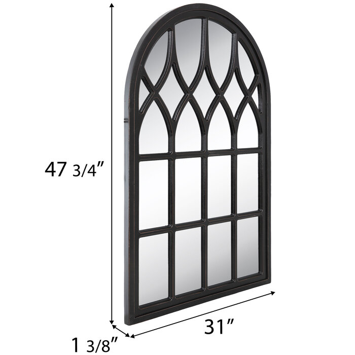 Black Cathedral Arch Wood Wall Mirror Hobby Lobby 1664366