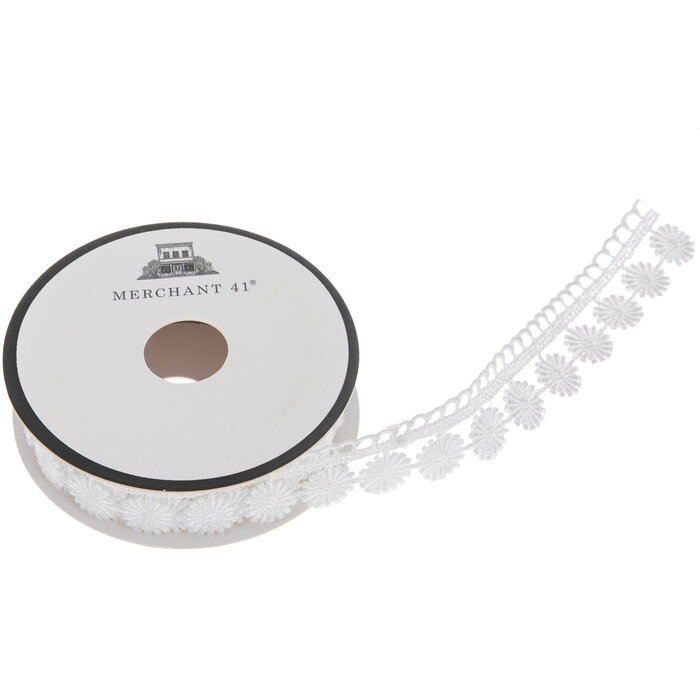 White Flower Trim 3/4" Hobby Lobby 2152817