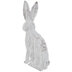 Distressed White Wood Look Bunny