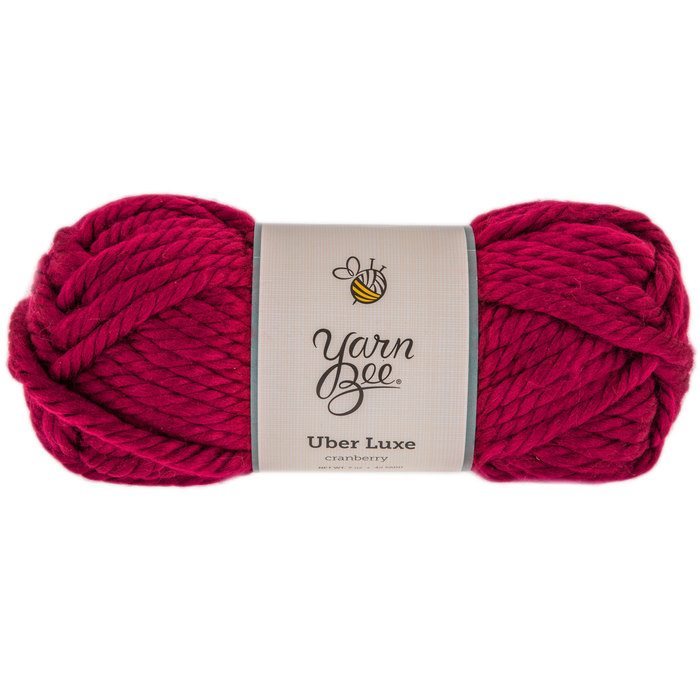 Cranberry Yarn Bee Uber Luxe Yarn Hobby Lobby 1169531