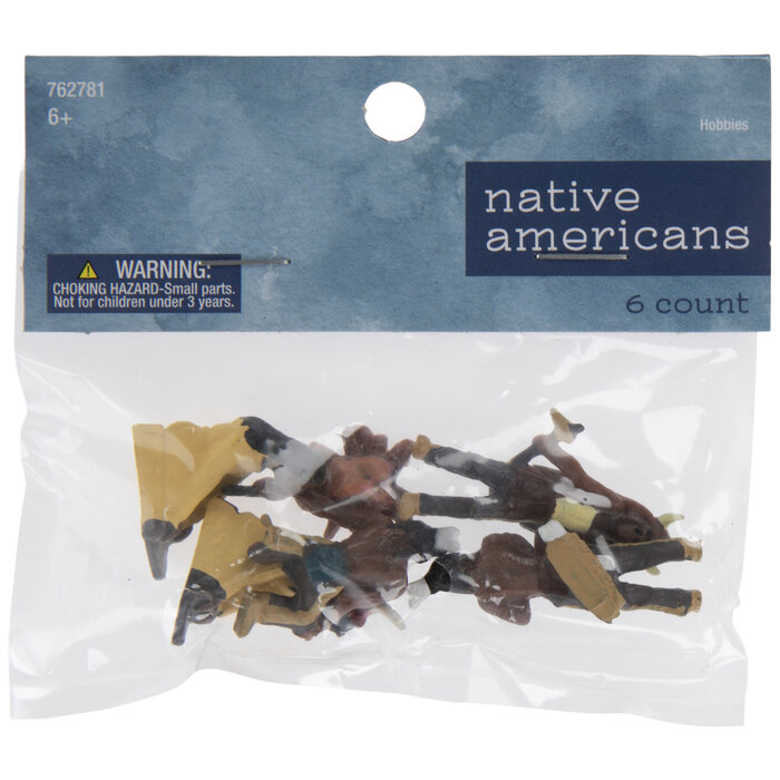 Miniature Native American Style Figures Hobby Lobby 762781