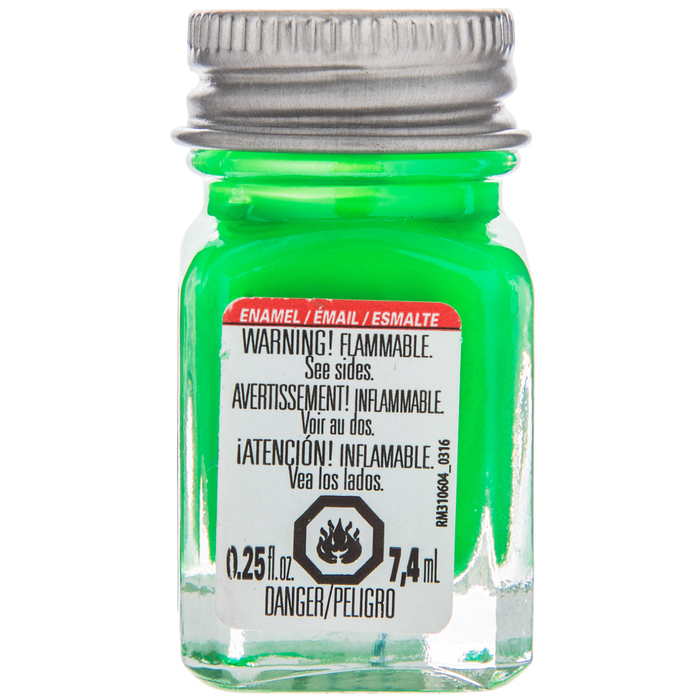 1174TT Fluorescent Green Enamel Paint Hobby Lobby 538173