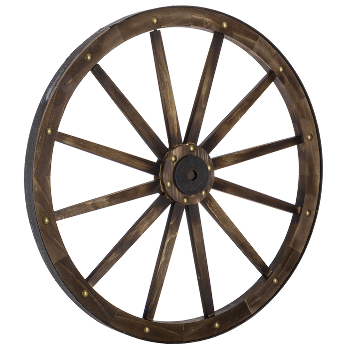 Wagon Wheel Wood Wall Decor Hobby Lobby 455832