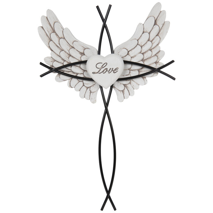 Love Winged Heart Metal Wall Cross Hobby Lobby 2223345