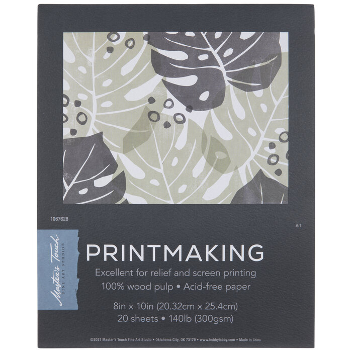 Printmaking Paper Pad 8" x 10" Hobby Lobby 1067628