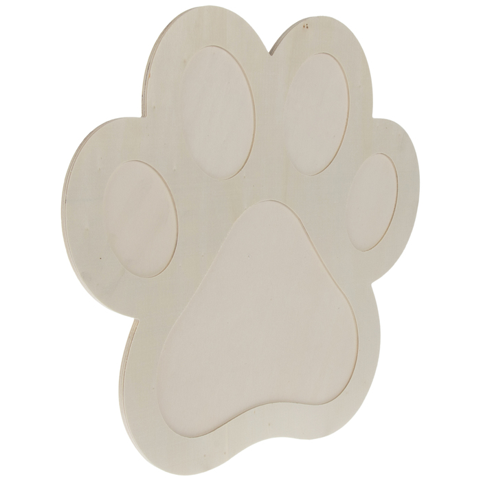 Paw Print Wood Shape Hobby Lobby 1756238
