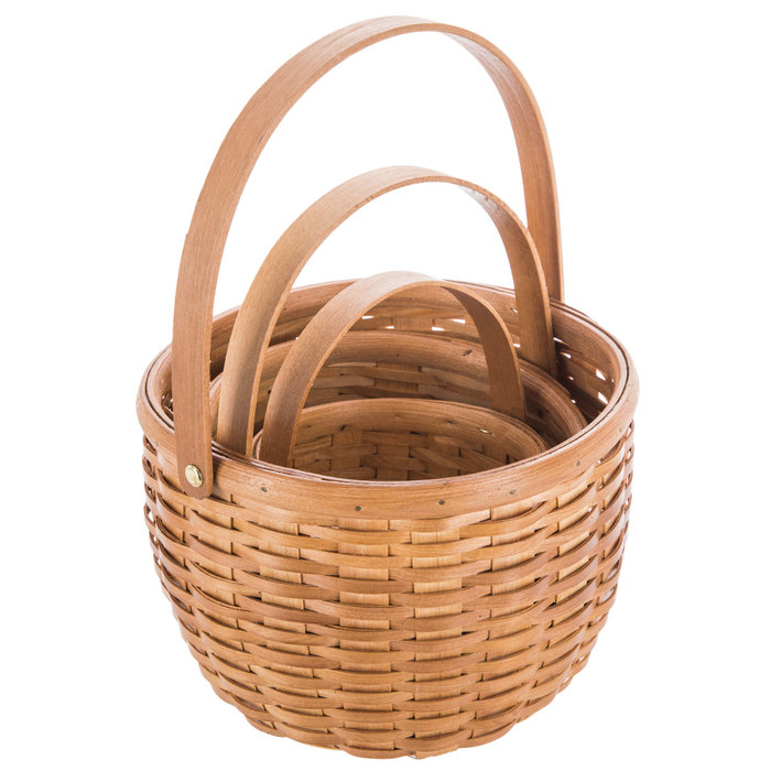 Honey Rattan & Woodchip Basket Set Hobby Lobby 456186