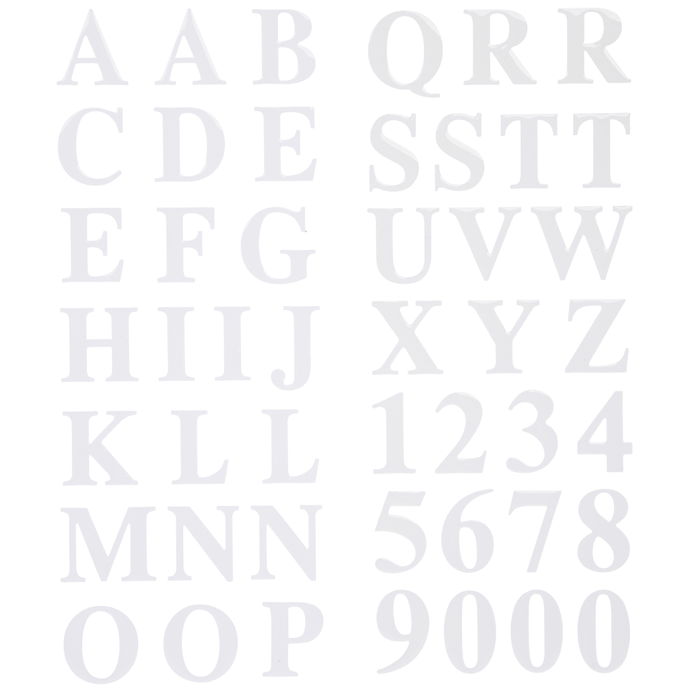 White Alphabet Stickers Hobby Lobby 14837 White Alphabet Stickers Hobby Lobby 14837