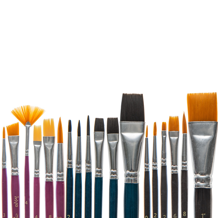 Paint Brush & Palette Knife Value Pack 25 Piece Set Hobby Lobby