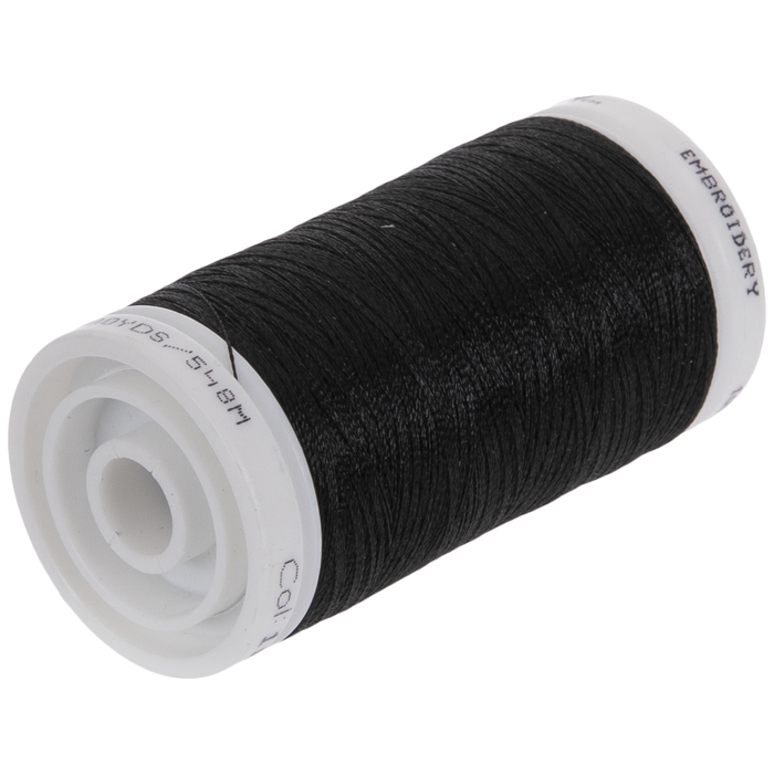 1849 Black Polyester Embroidery Thread Hobby Lobby 1254044