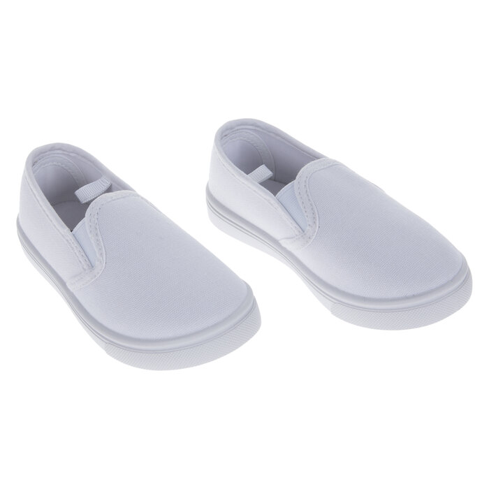 White Toddler Slip-On Sneakers - 7/8 | Hobby Lobby | 2047470