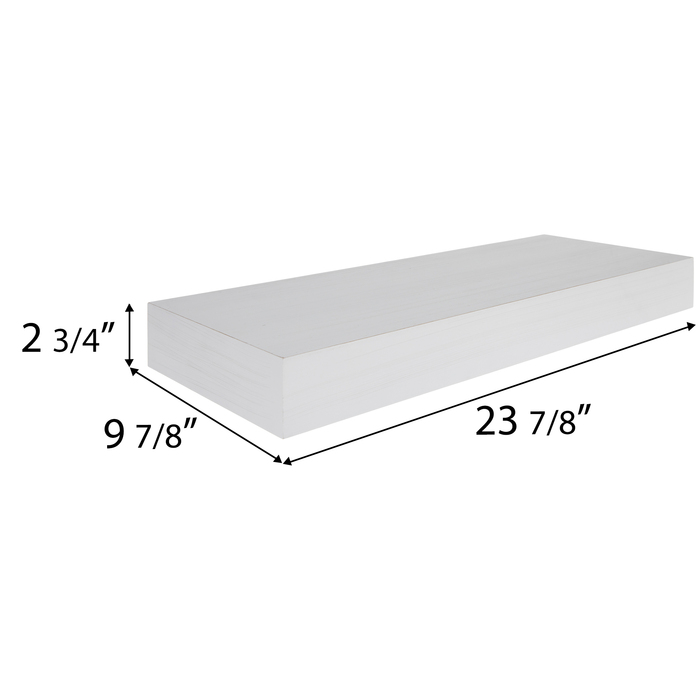 White Floating Wood Wall Shelf Hobby Lobby 1655141