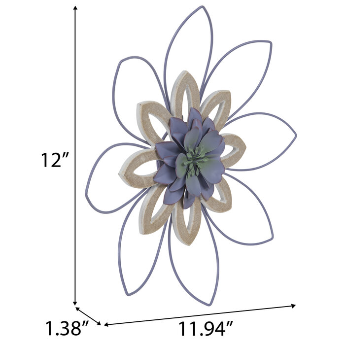 Purple Flower Medallion Wood Wall Decor Hobby Lobby 2187870