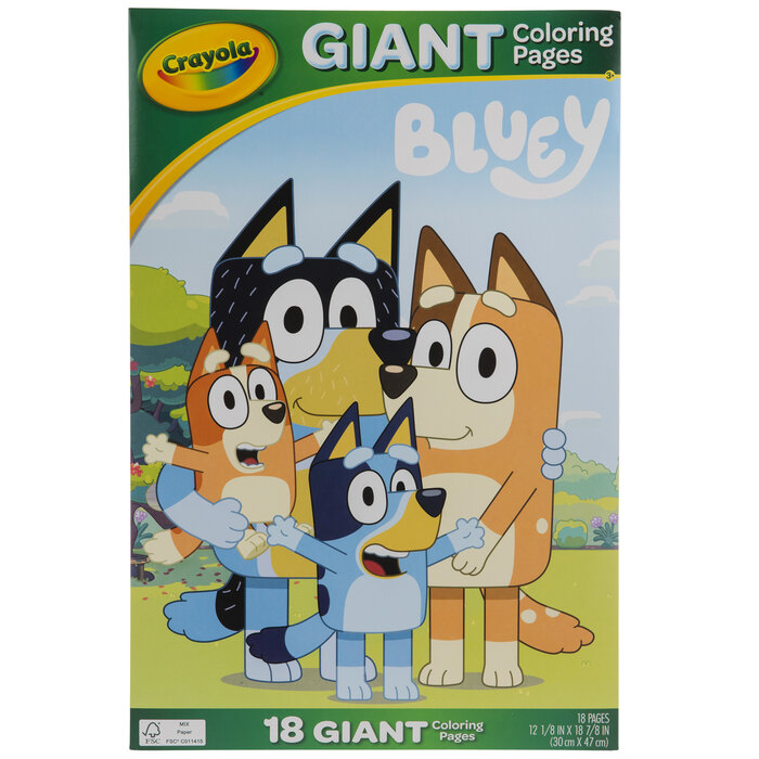 Bluey Crayola Giant Coloring Pages | Hobby Lobby | 2246999