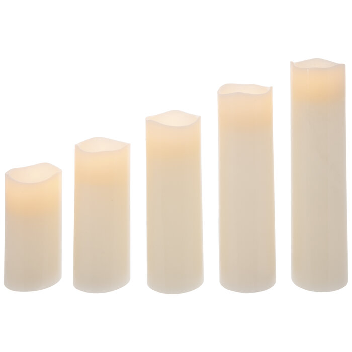 Cream LED Pillar Candles Hobby Lobby 2058519
