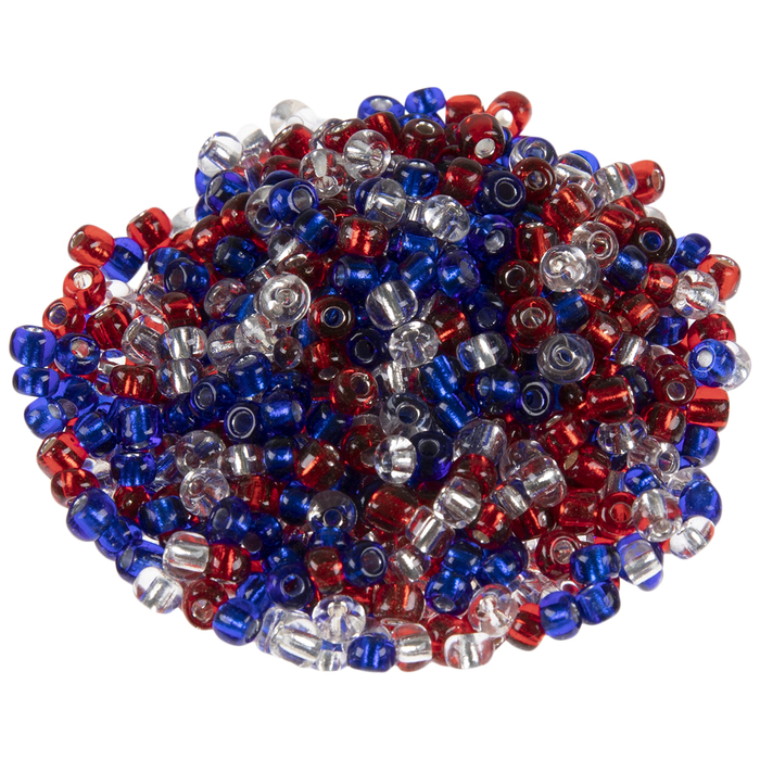 USA Glass Seed Bead Mix 6/0 Hobby Lobby 2029577