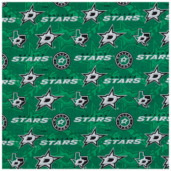 NHL Dallas Stars Allover Cotton Fabric