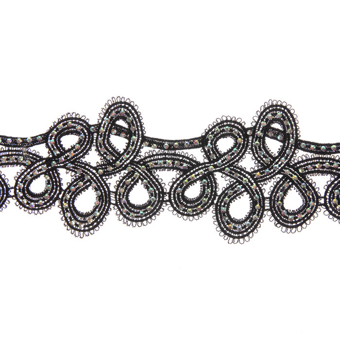 Black Lace Rhinestone Trim Hobby Lobby 2097962