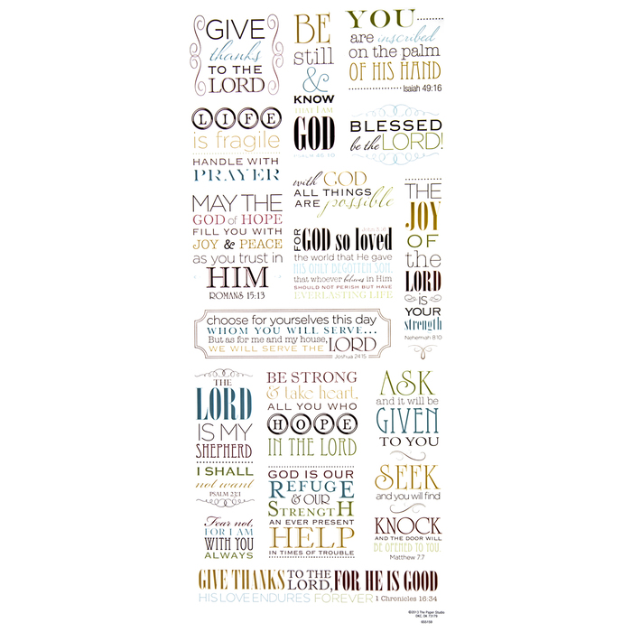 Religious Subway Art Stickers Hobby Lobby 655159
