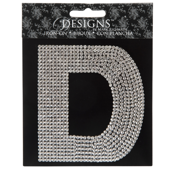Rhinestone Letter IronOn Applique D Hobby Lobby 1098342