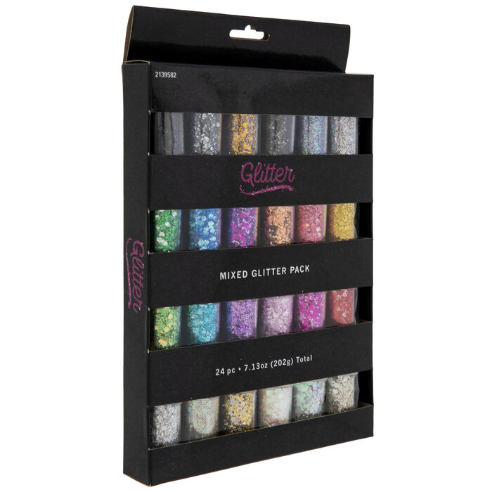Assorted Colors Glitter Pack Hobby Lobby 2139582