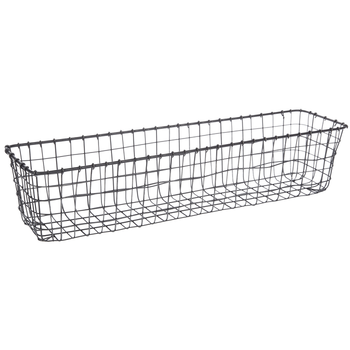 narrow storage basket