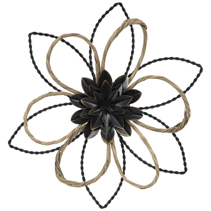 Black Flower Metal Wall Decor | Hobby Lobby | 2187771