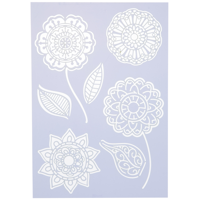 Boho Flowers Stencil Hobby Lobby 1623891
