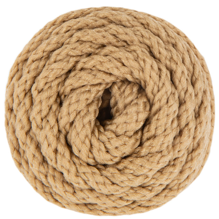 Tan Bonnie Braided Macrame Craft Cord 4mm Hobby Lobby 179309