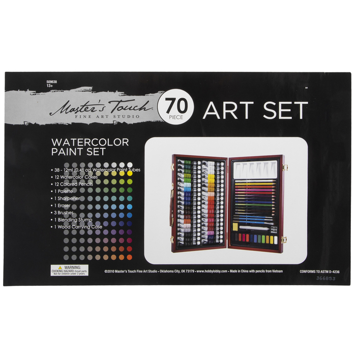 Watercolor Paint Set 70 Pieces Hobby Lobby