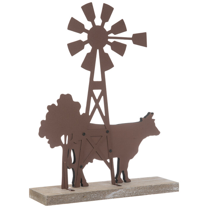 Cow & Windmill Metal Decor Hobby Lobby 2187698