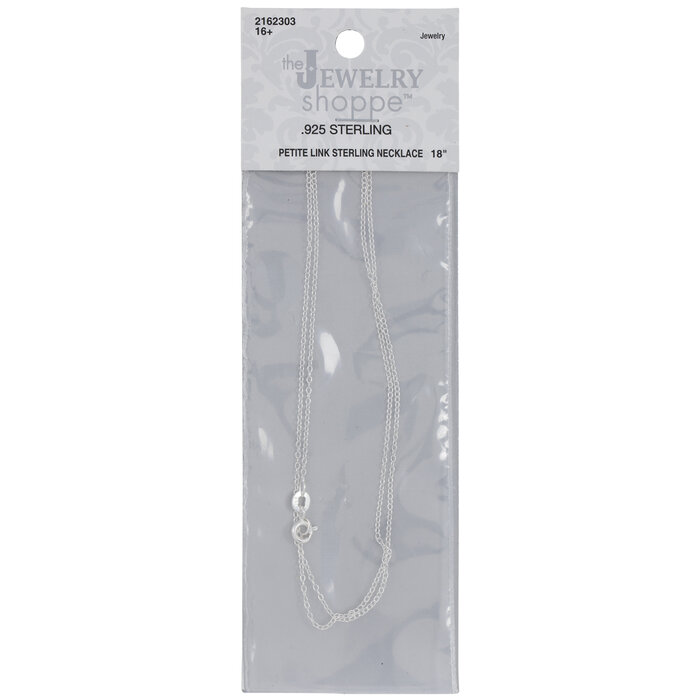 Sterling Silver Petite Link Necklace Hobby Lobby 2162303
