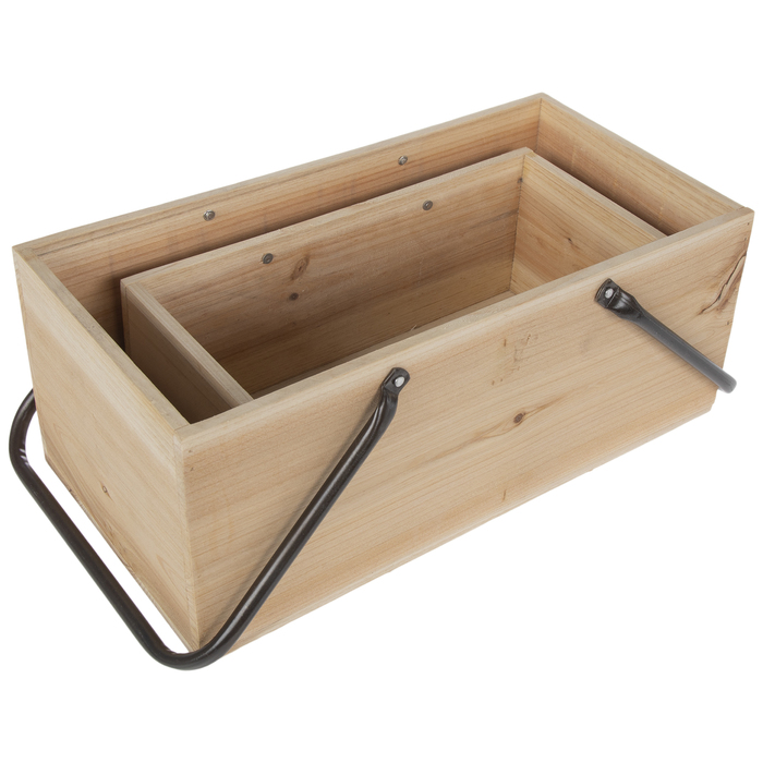 Rectangular Wood Box With Handles Set Hobby Lobby 1402957