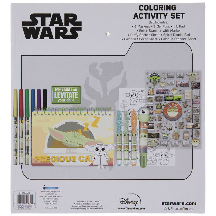 Baby Yoda The Mandalorian Coloring Kit Hobby Lobby 5613799