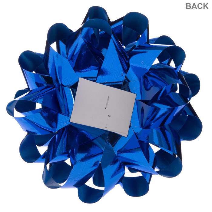 Blue Metallic Bow 6" Hobby Lobby 285700
