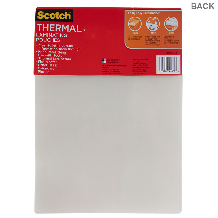 Scotch Thermal Laminating Pouches 8 1/2" x 11" Hobby Lobby 826917
