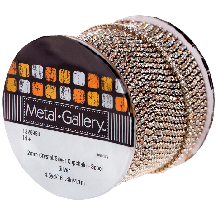 Rhinestone Cupchain Spool 2mm Hobby Lobby 1326958