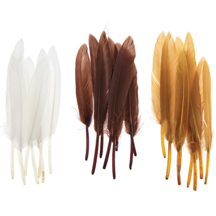 Earth Mix Mini Craft Feathers 3" Hobby Lobby 1536978