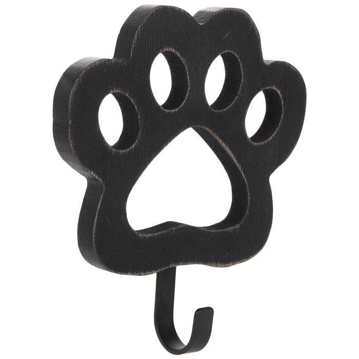 Pawprint Wood Wall Hook Hobby Lobby