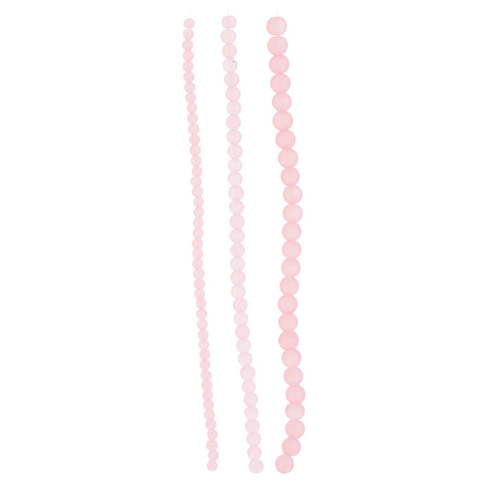 Pink Matte Glass Bead Strands Hobby Lobby 1812726