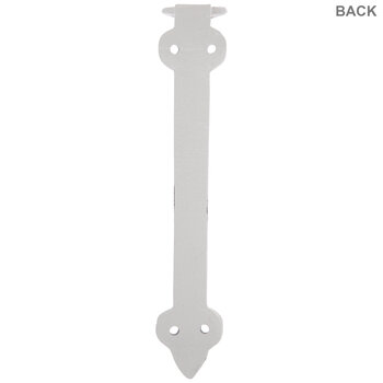 White Scroll Metal Bracket