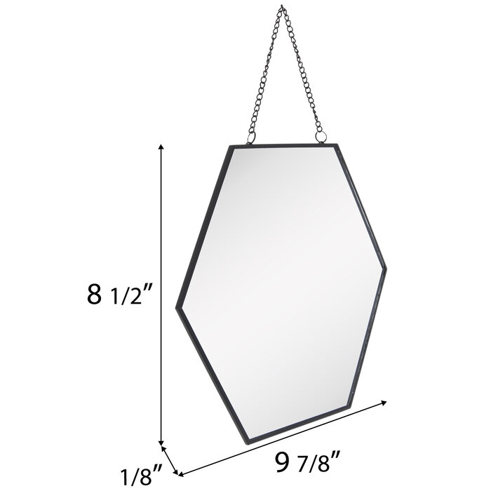 Hexagon Metal Wall Mirror Hobby Lobby